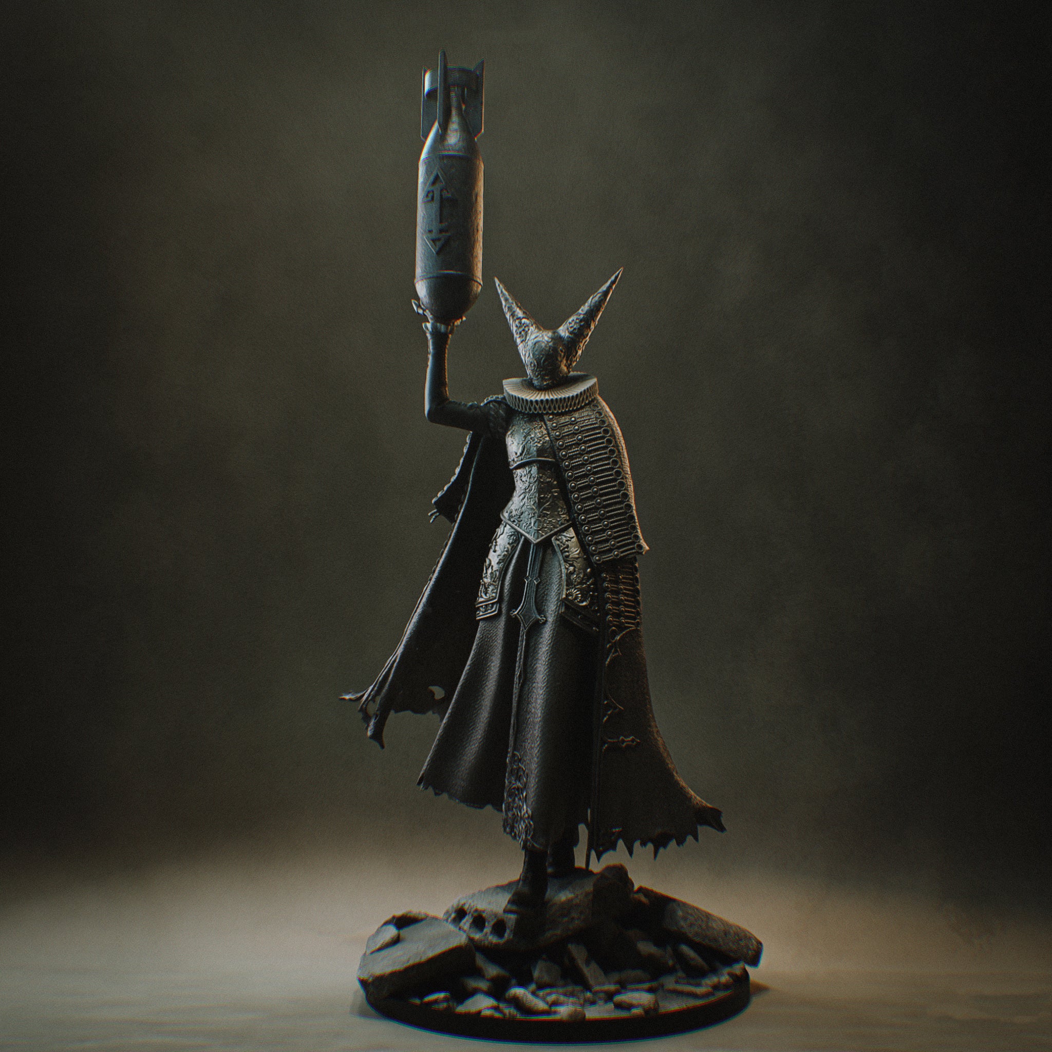 Arcane Artillerist of the Iron Front – Premium Resin Collectable Figurine