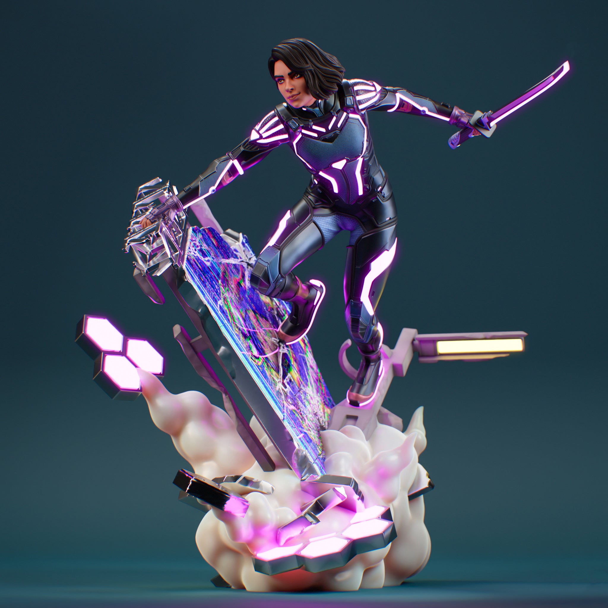 Cybernetic Street Operative – Resin Collectable Figurine