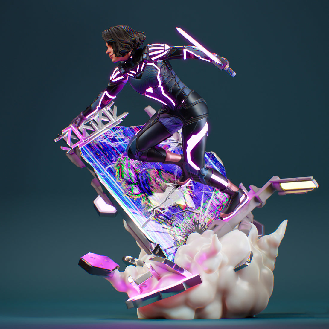 Cybernetic Street Operative – Resin Collectable Figurine