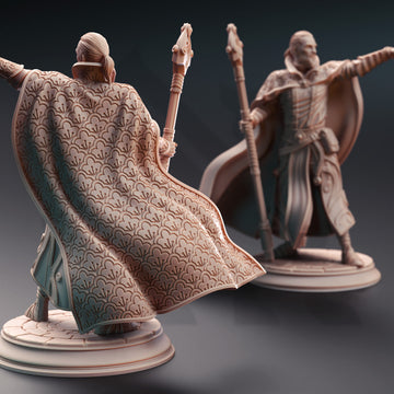 Veilweaver Sage Miniature – Sage Illusionist | TTRPG Collectible & Tabletop Model