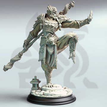 Stormtail Trickster Miniature – Agile Simian | TTRPG Collectible & Tabletop Model