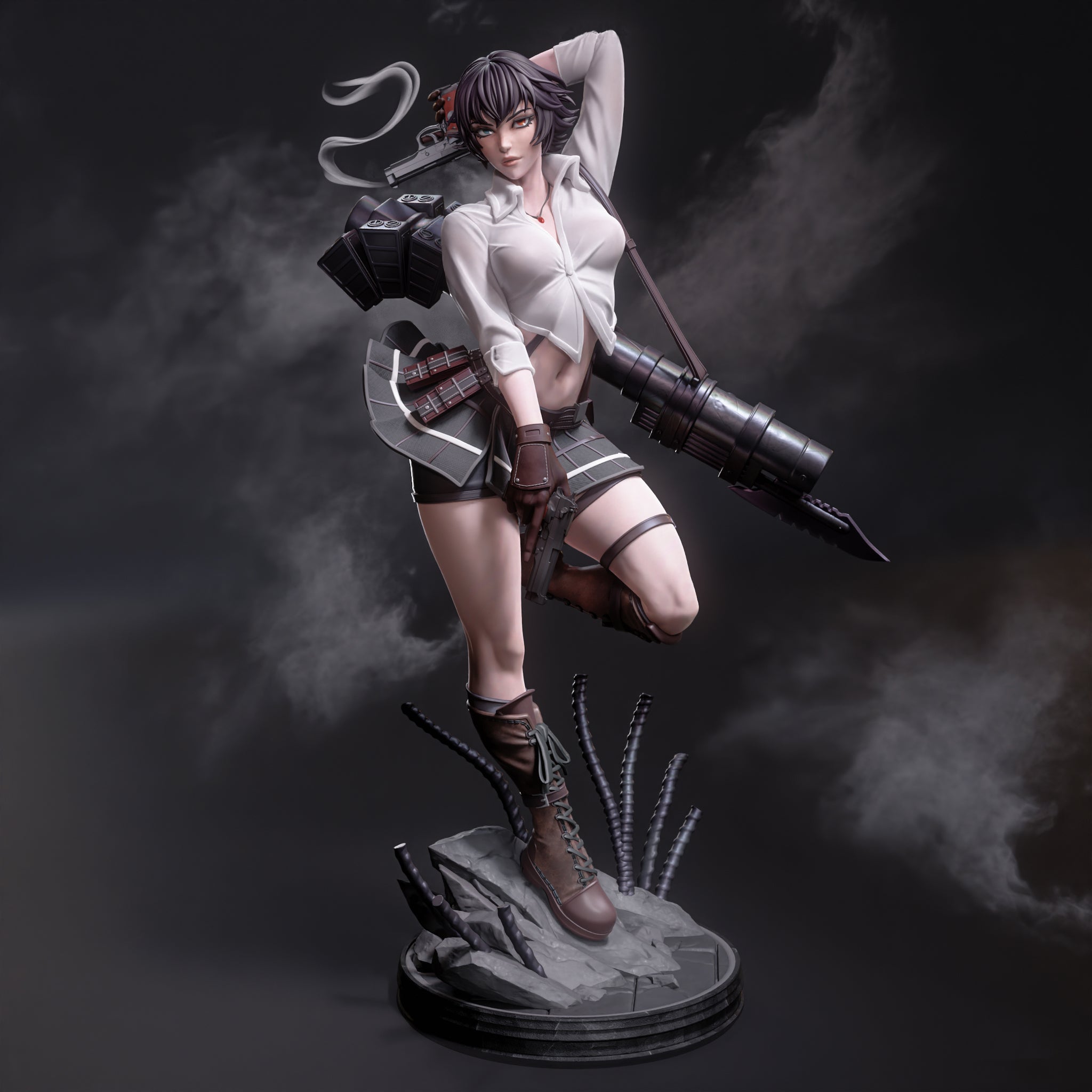 Stylish Demon Hunter – Resin Collectable Figurine