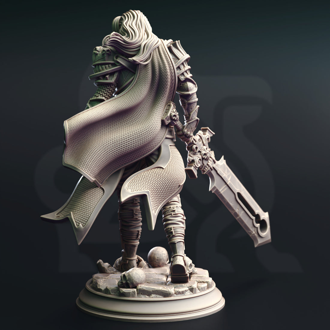 Bloodgrave Dreadknight Miniature – Vampire Warrior with Greatsword | TTRPG Collectible & Tabletop Model