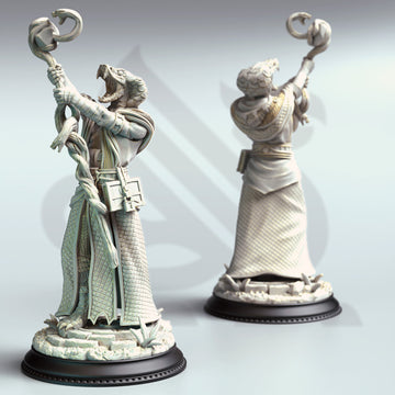 Venomspire Oracle Miniature – Yuan-Ti Shaman | TTRPG Collectible & Tabletop Model