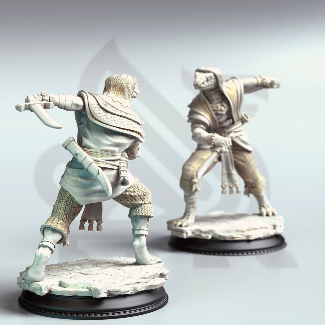 Shadowcoil Infiltrator Miniature – Yuan-Ti Rogue | TTRPG Collectible & Tabletop Model