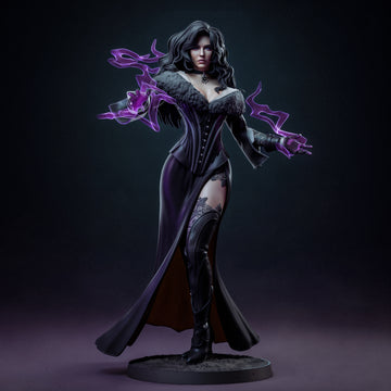 Enigmatic Sorceress of the Northern Realms – Premium Resin Collectable Figurine