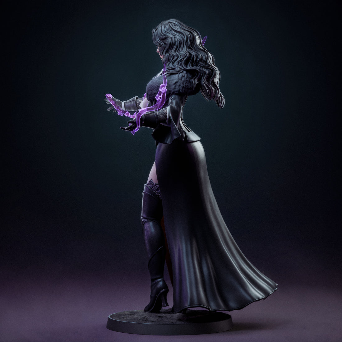 Enigmatic Sorceress of the Northern Realms – Premium Resin Collectable Figurine