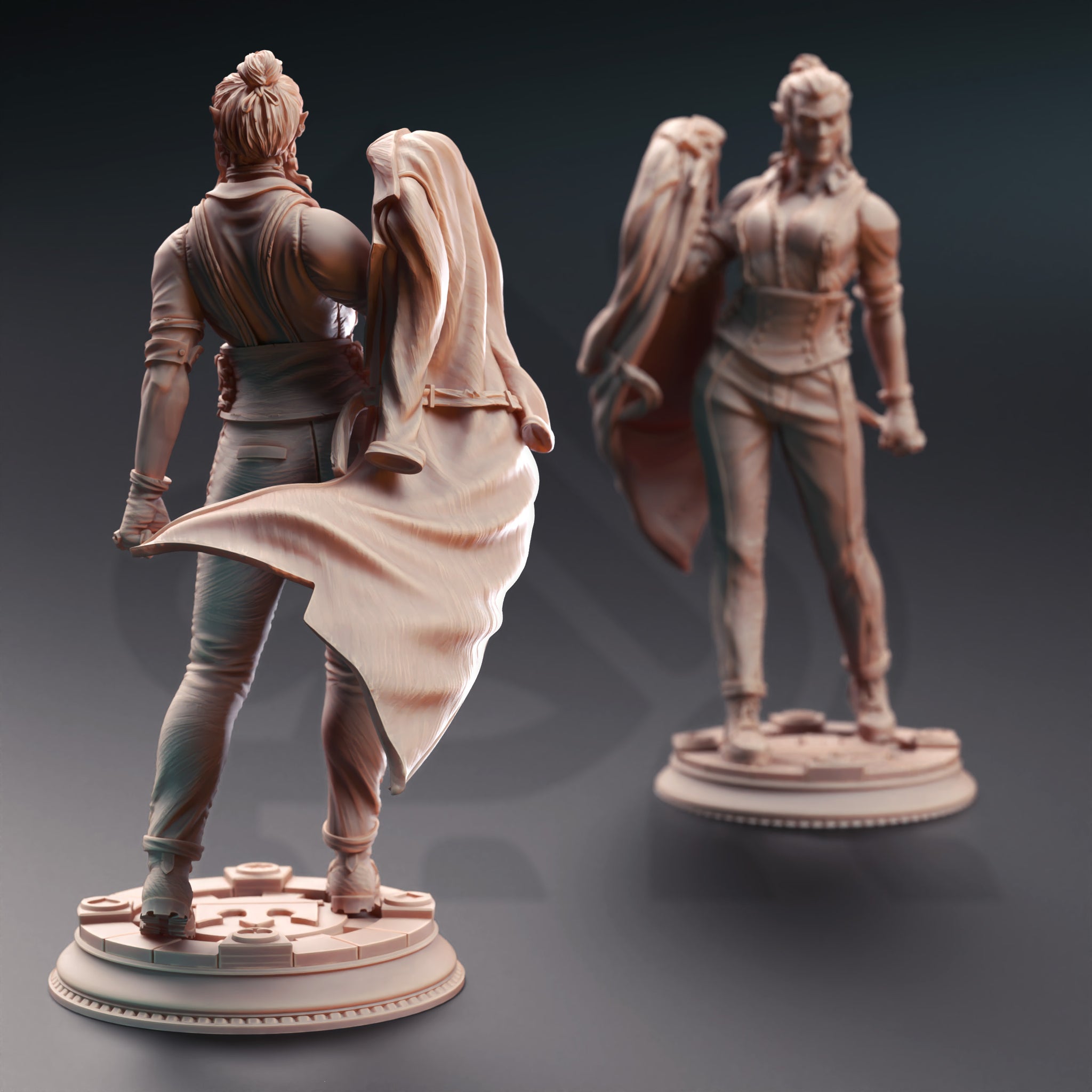 Silverveil Noble Miniature – Elvish Aristocrat | TTRPG Collectible & Tabletop Model