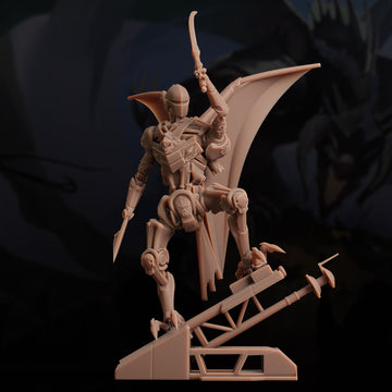 Harpoonwing Sentinel Miniature – Warforged Gargoyle | TTRPG Collectible & Tabletop Model