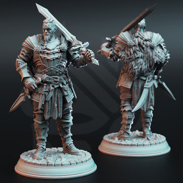Viking War Cleric Miniature – Battle Priest | TTRPG Collectible & Tabletop Model