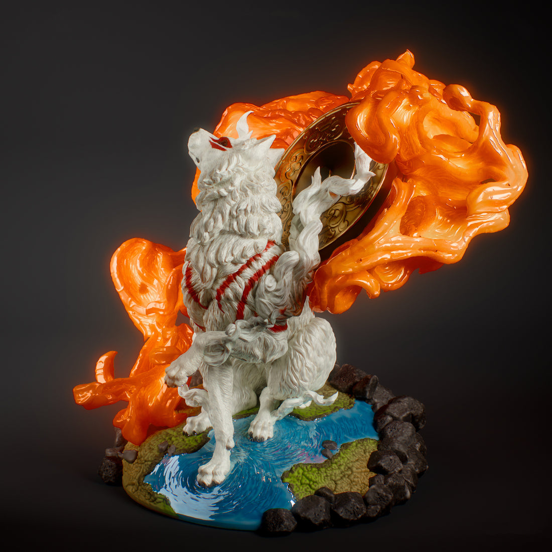 Celestial Wolf – Resin Collectable Figurine