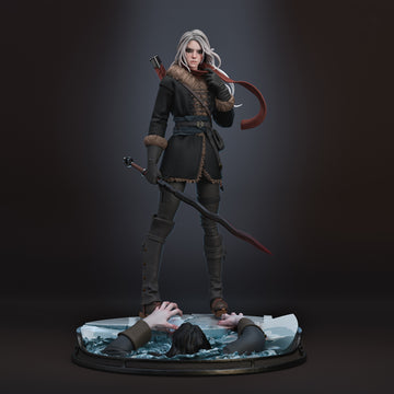 Scarred Blade Huntress – Resin Collectable Figurine