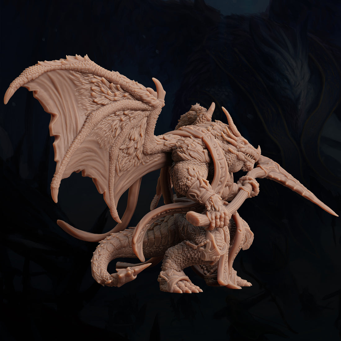 Dragonborn Barbarian Miniature – Heavyset Reaper | D&D TTRPG Model