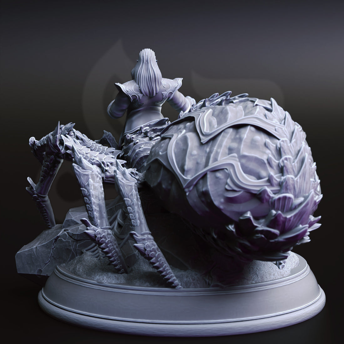 Aristocrat Drider Miniature – Noble Spider-Hybrid | TTRPG Collectible & Tabletop Model