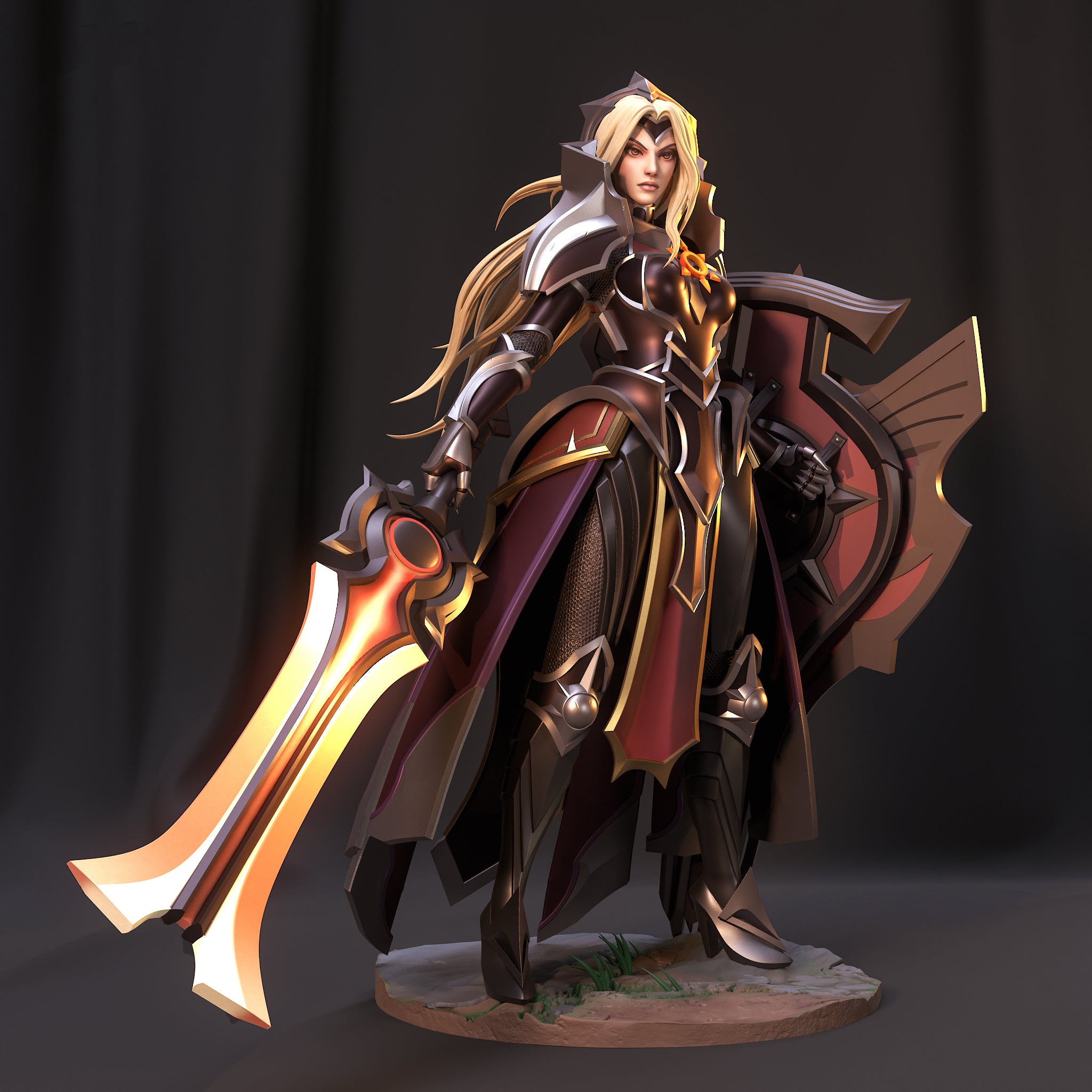 Radiant Sun Warrior – Resin Collectable Figurine