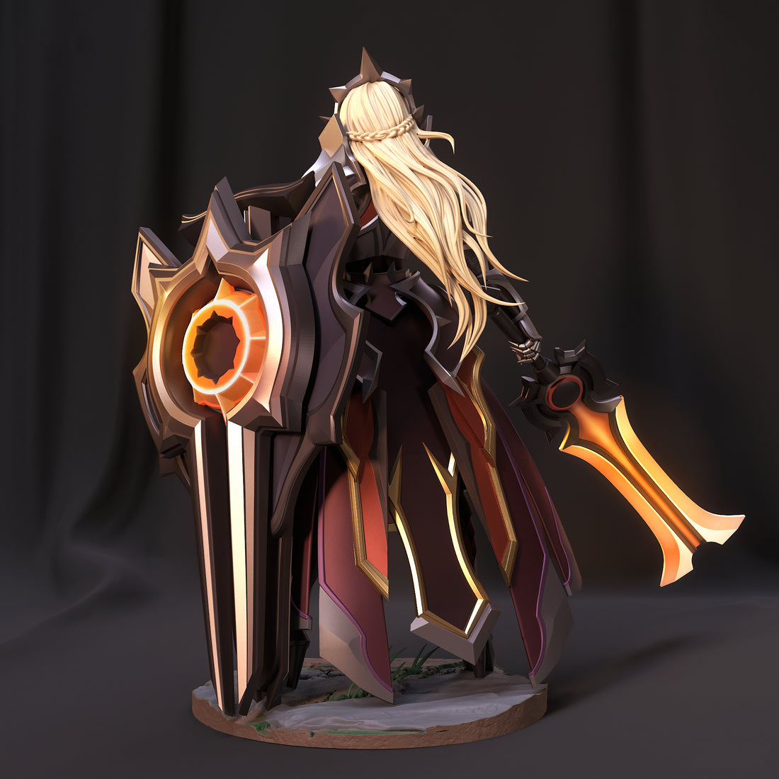 Radiant Sun Warrior – Resin Collectable Figurine