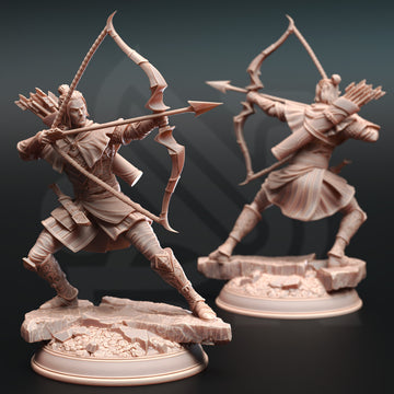 Veteran Ranger Miniature – Experienced Scout | TTRPG Collectible & Tabletop Model