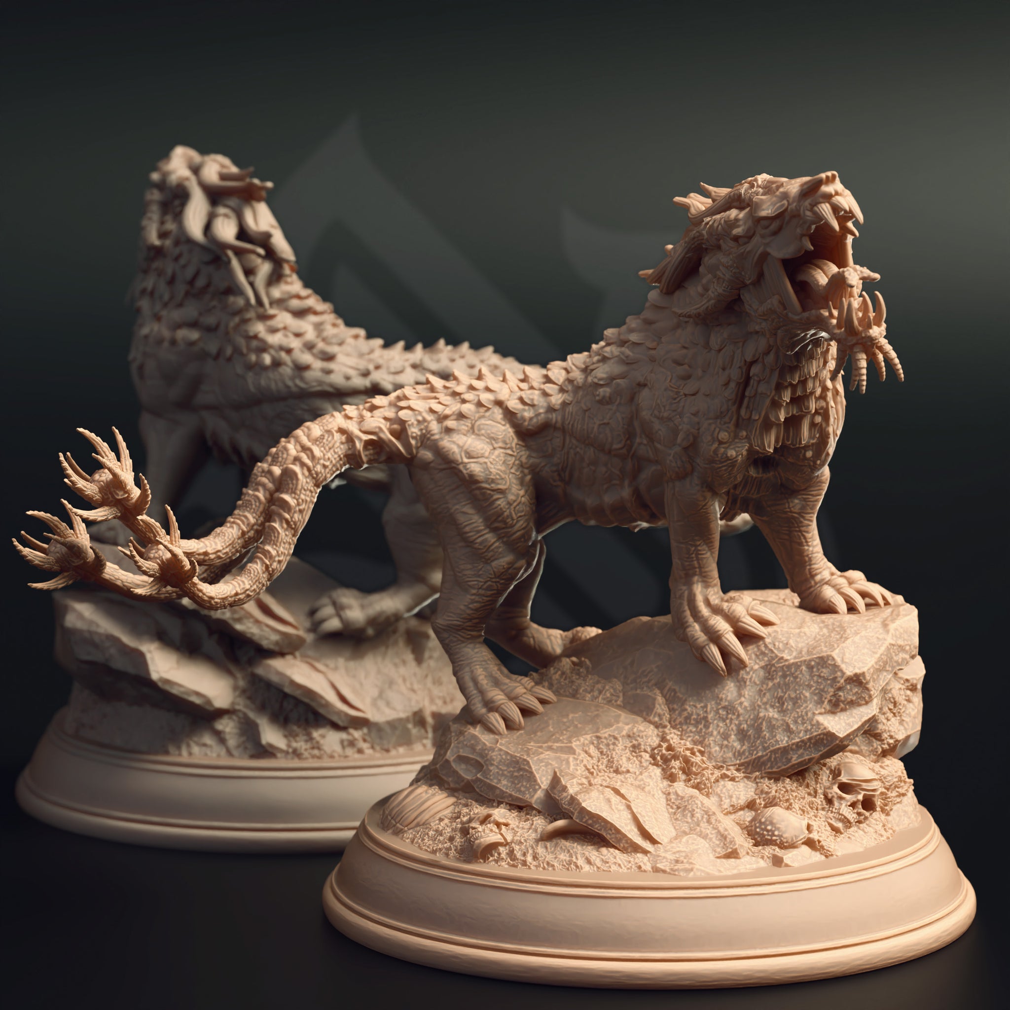 Voidshadow Panther Miniature – Interplanar Beast | TTRPG Monster Collectible & Tabletop Model