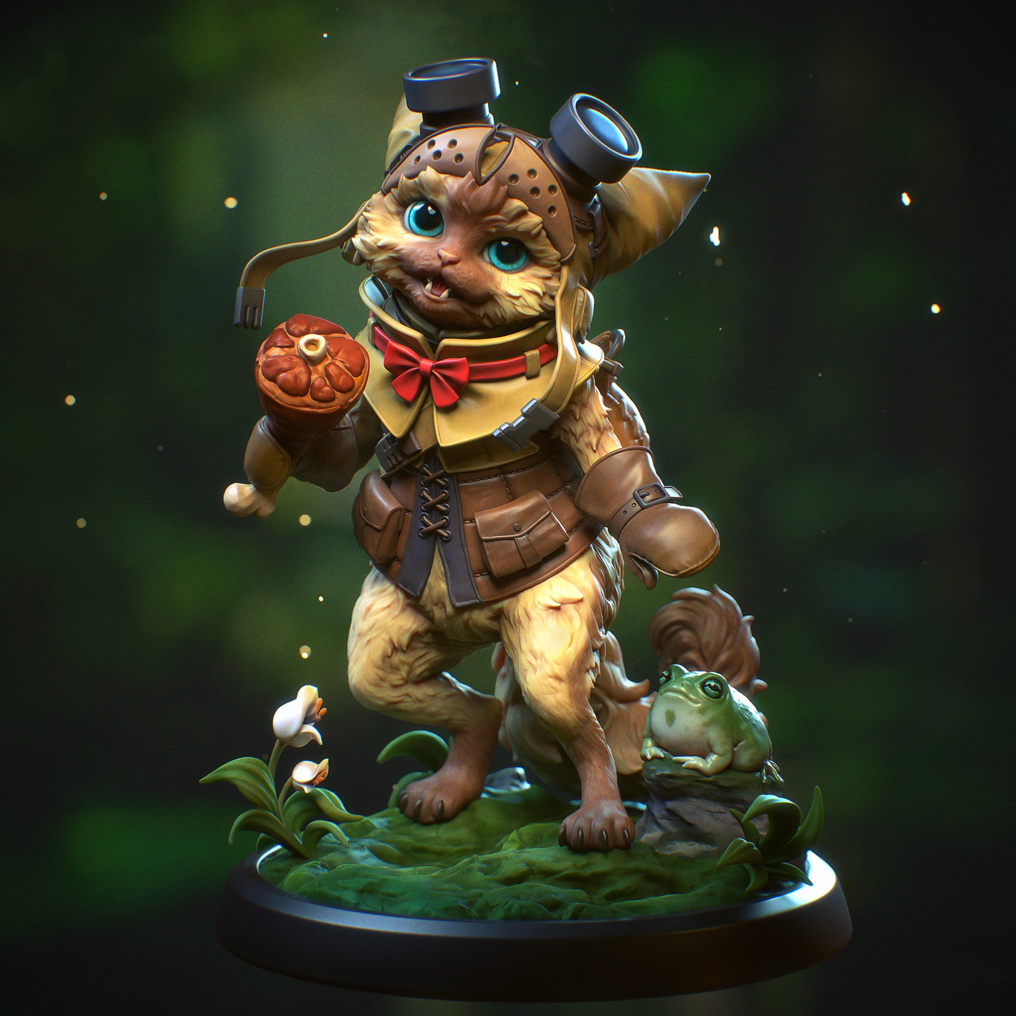 Felyne Hunting Companion – Resin Collectable Figurine