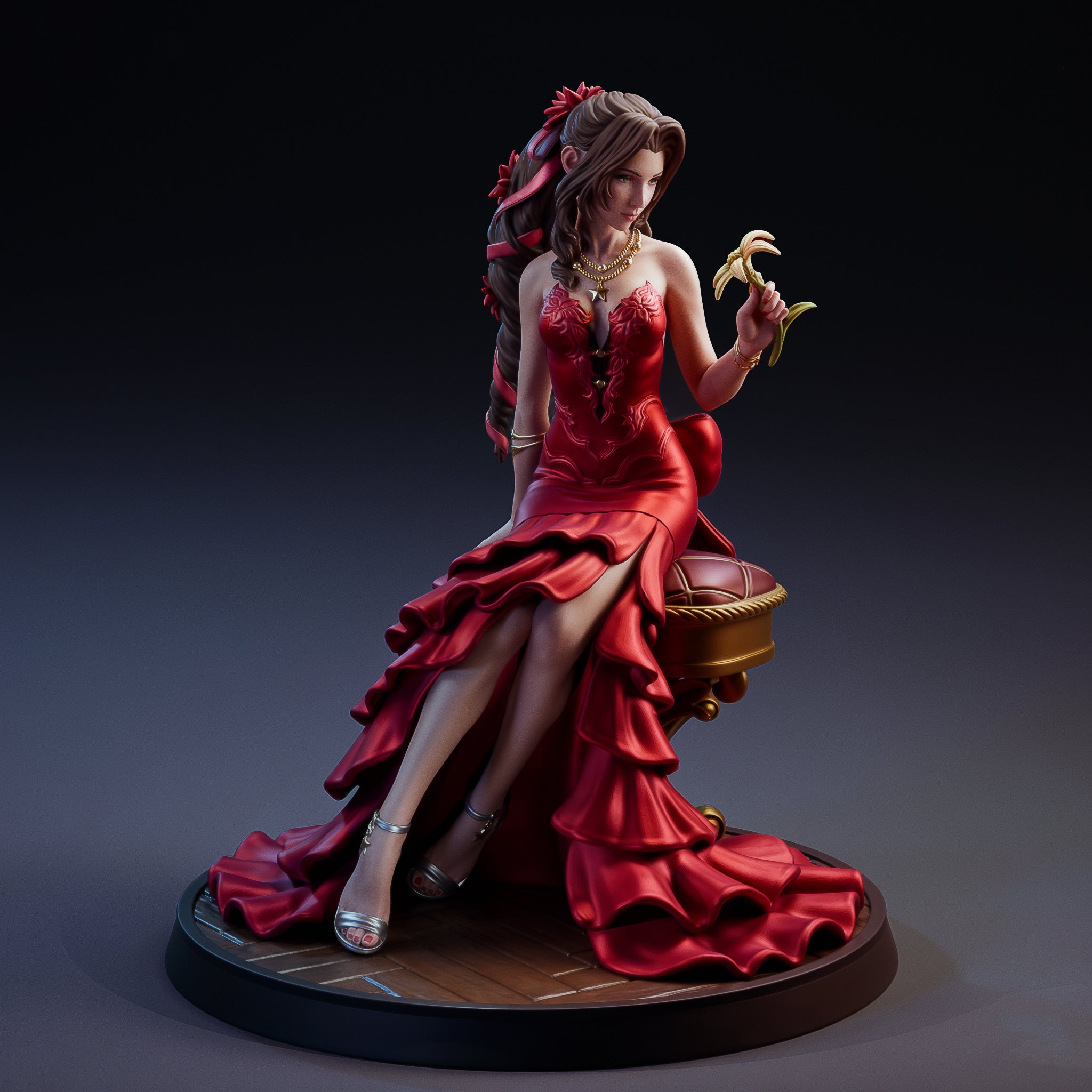 Sacred Flower Girl – Resin Collectable Figurine