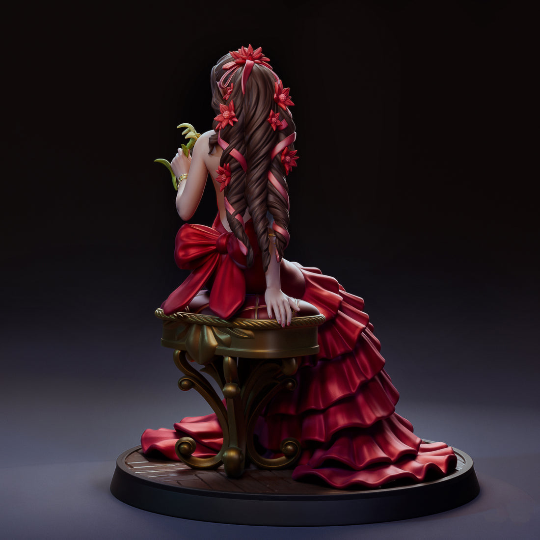 Sacred Flower Girl – Resin Collectable Figurine
