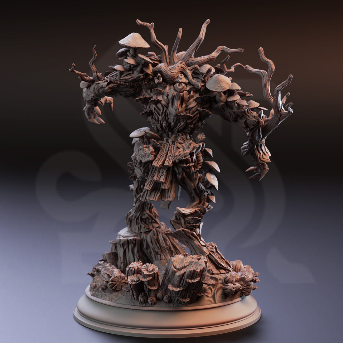 Ancient Barkwarden Miniature – Elder Treant Guardian | TTRPG Collectible & Tabletop Model