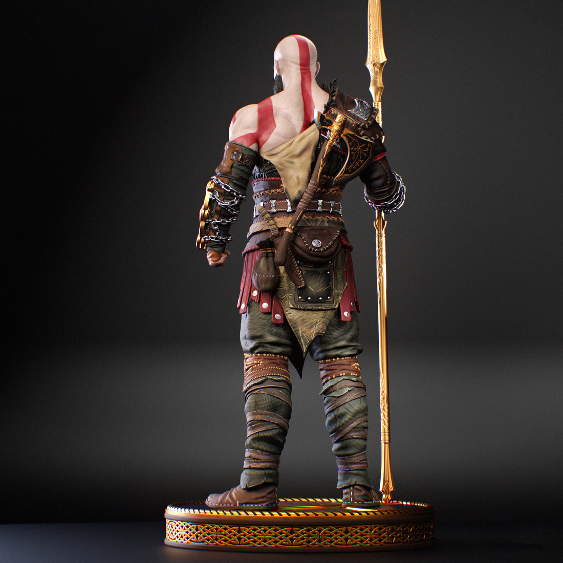 Raging Spartan Warrior – Resin Collectable Figurine
