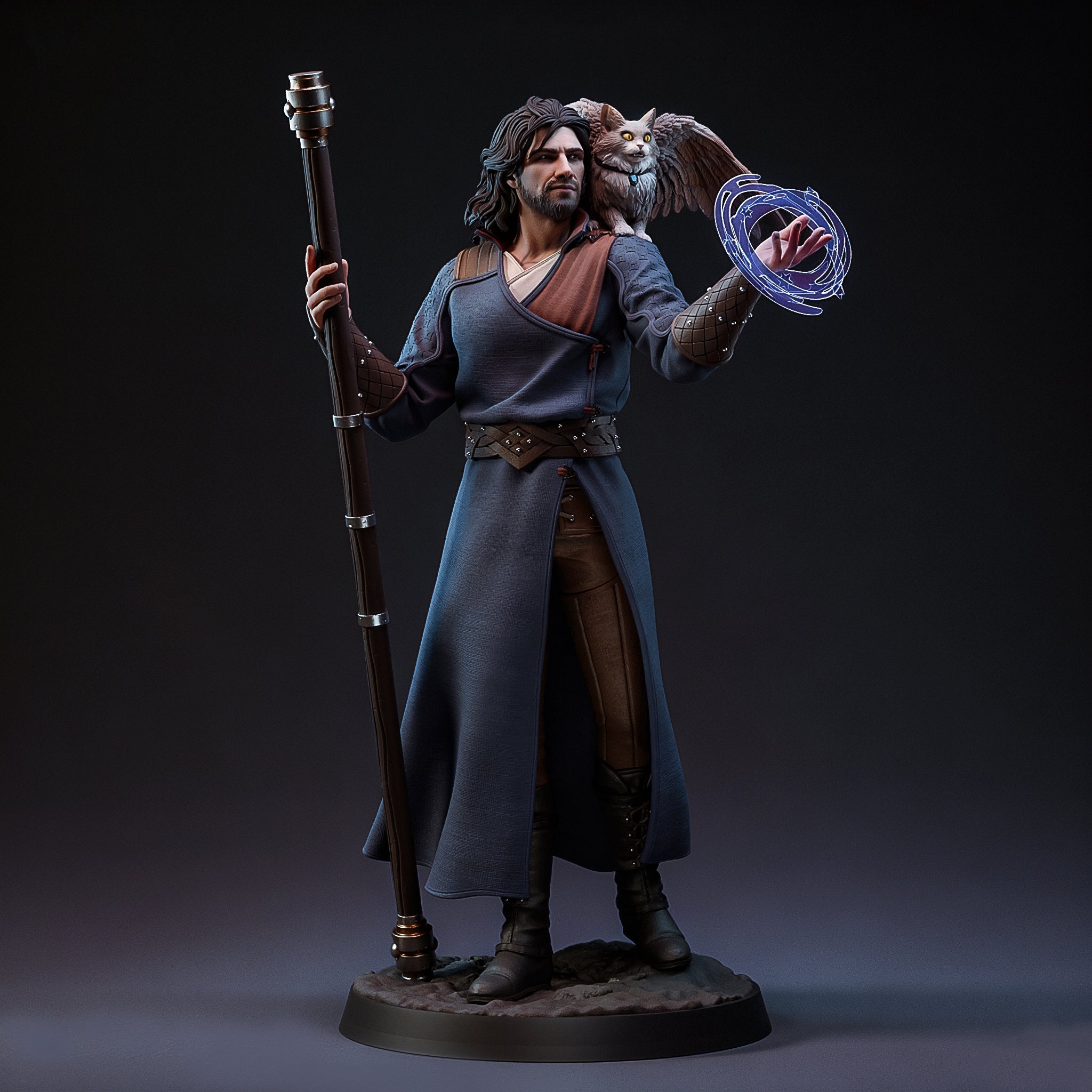 Arcane Scholarly Mage – Resin Collectable Figurine