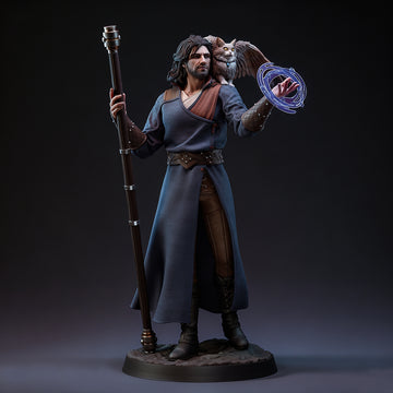 Arcane Scholarly Mage – Resin Collectable Figurine