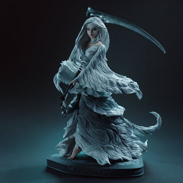 Ethereal Frost Guardian – Resin Collectable Figurine