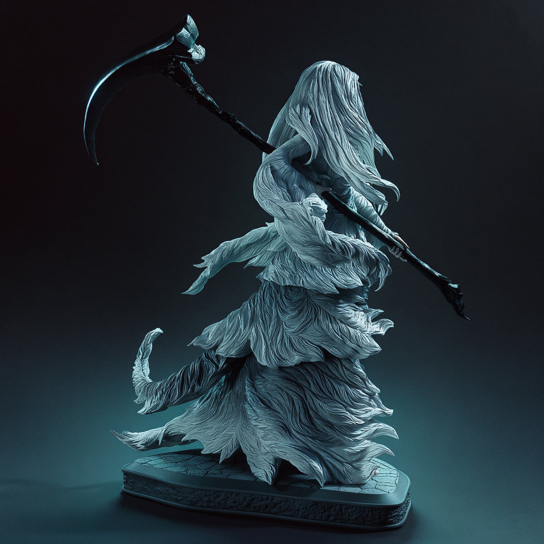 Ethereal Frost Guardian – Resin Collectable Figurine