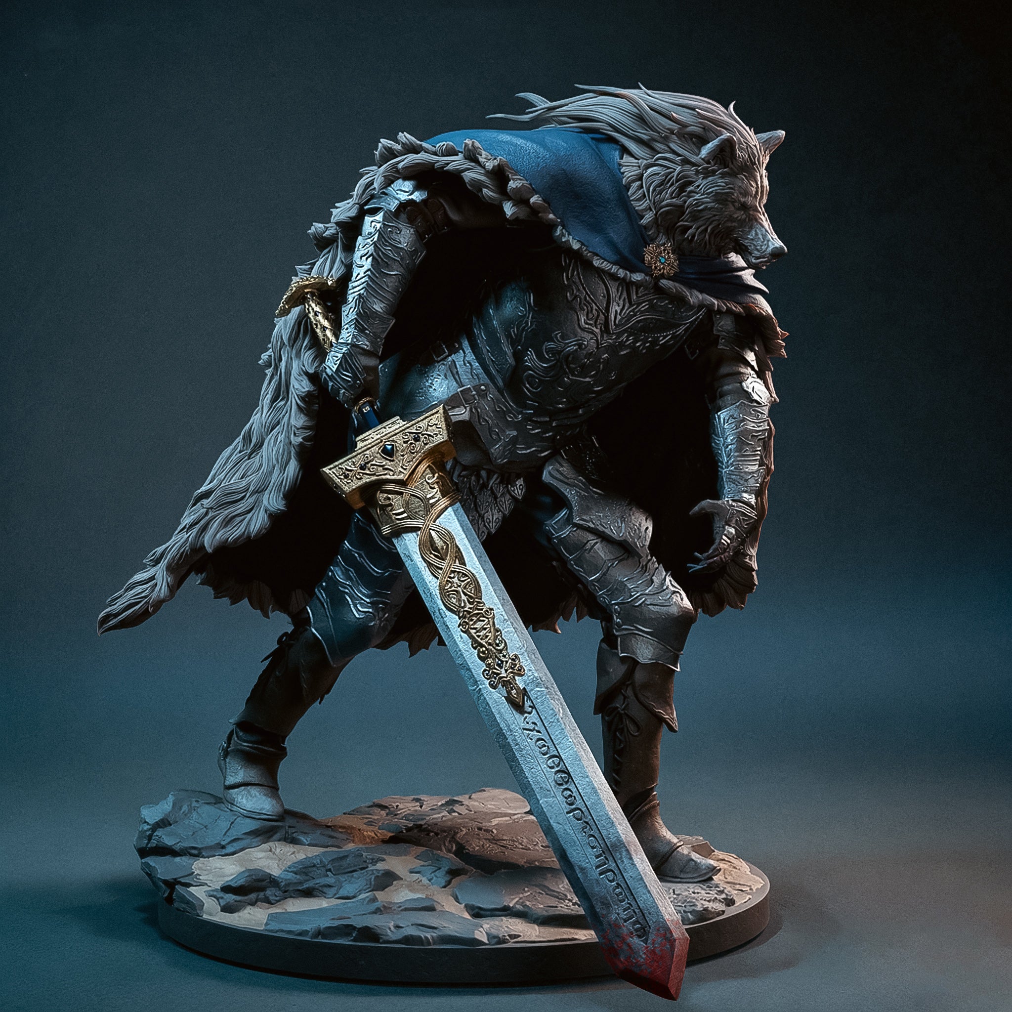 Lycan Warrior Guardian – Resin Collectable Figurine