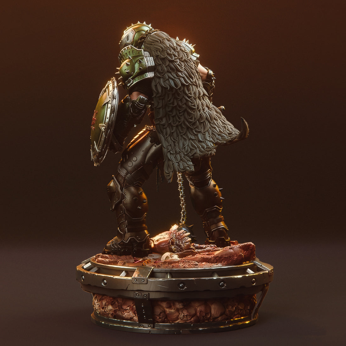 Armored Hell Slayer – Resin Collectable Figurine