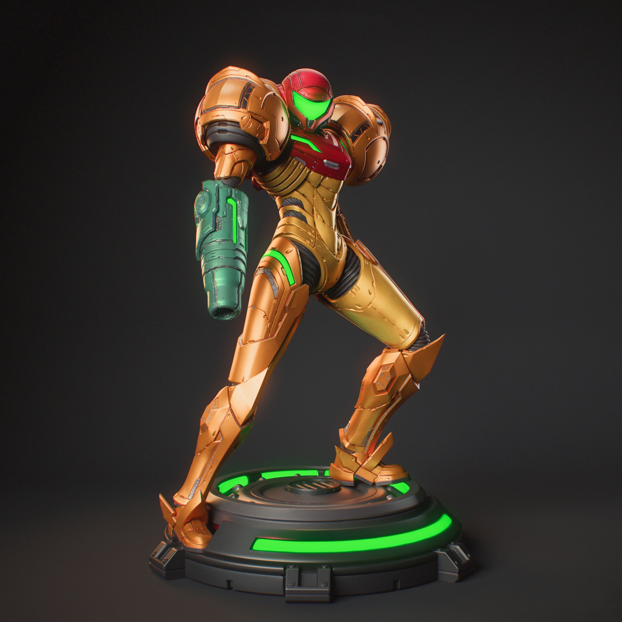 Armored Galactic Bounty Hunter – Resin Collectable Figurine