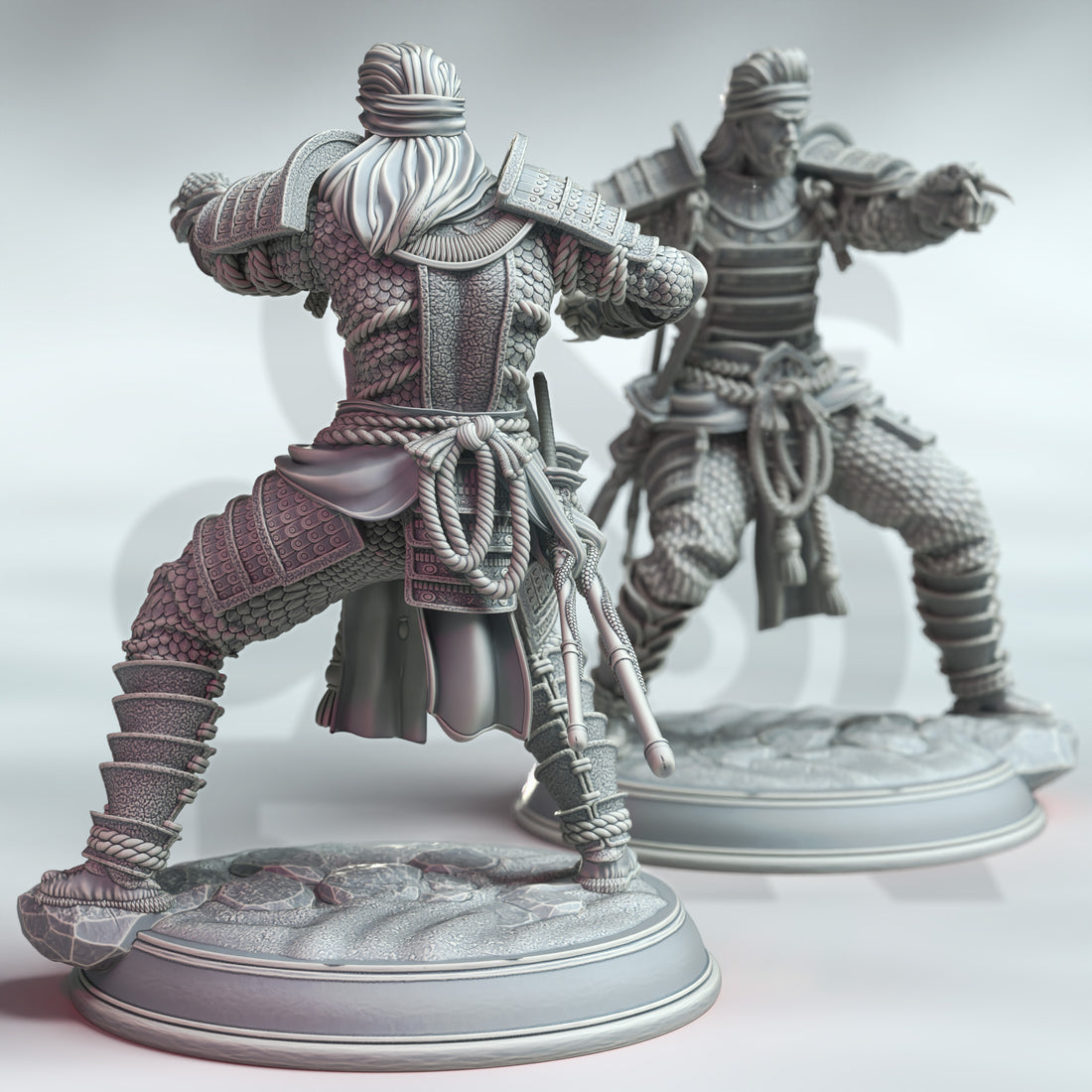 Serpentstrike Brawler Miniature – Snake-Themed Pugilist | TTRPG Collectible & Tabletop Model