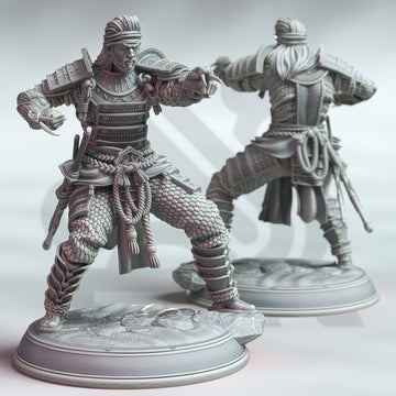 Serpentstrike Brawler Miniature – Snake-Themed Pugilist | TTRPG Collectible & Tabletop Model