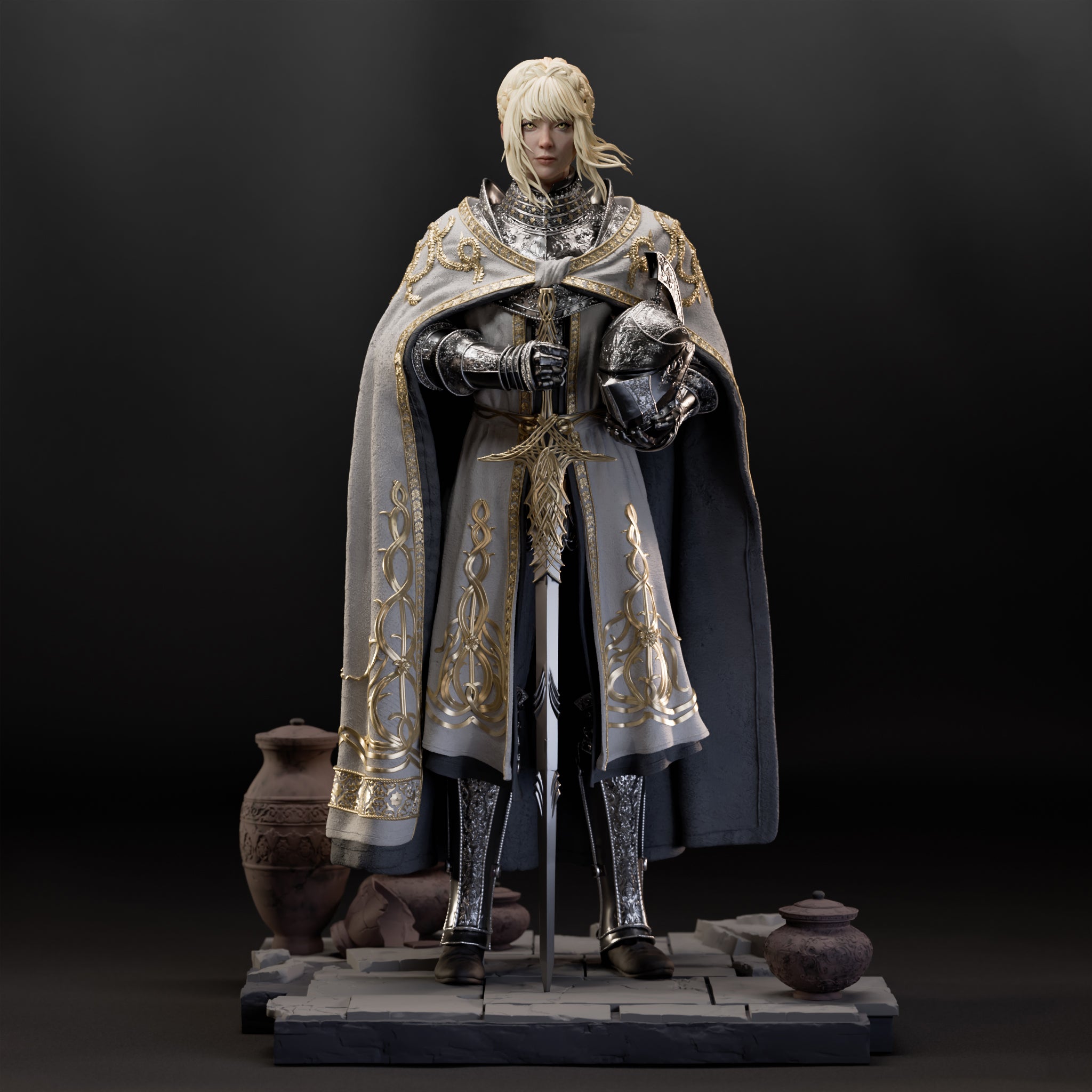 Ethereal Needle Knight – Resin Collectable Figurine