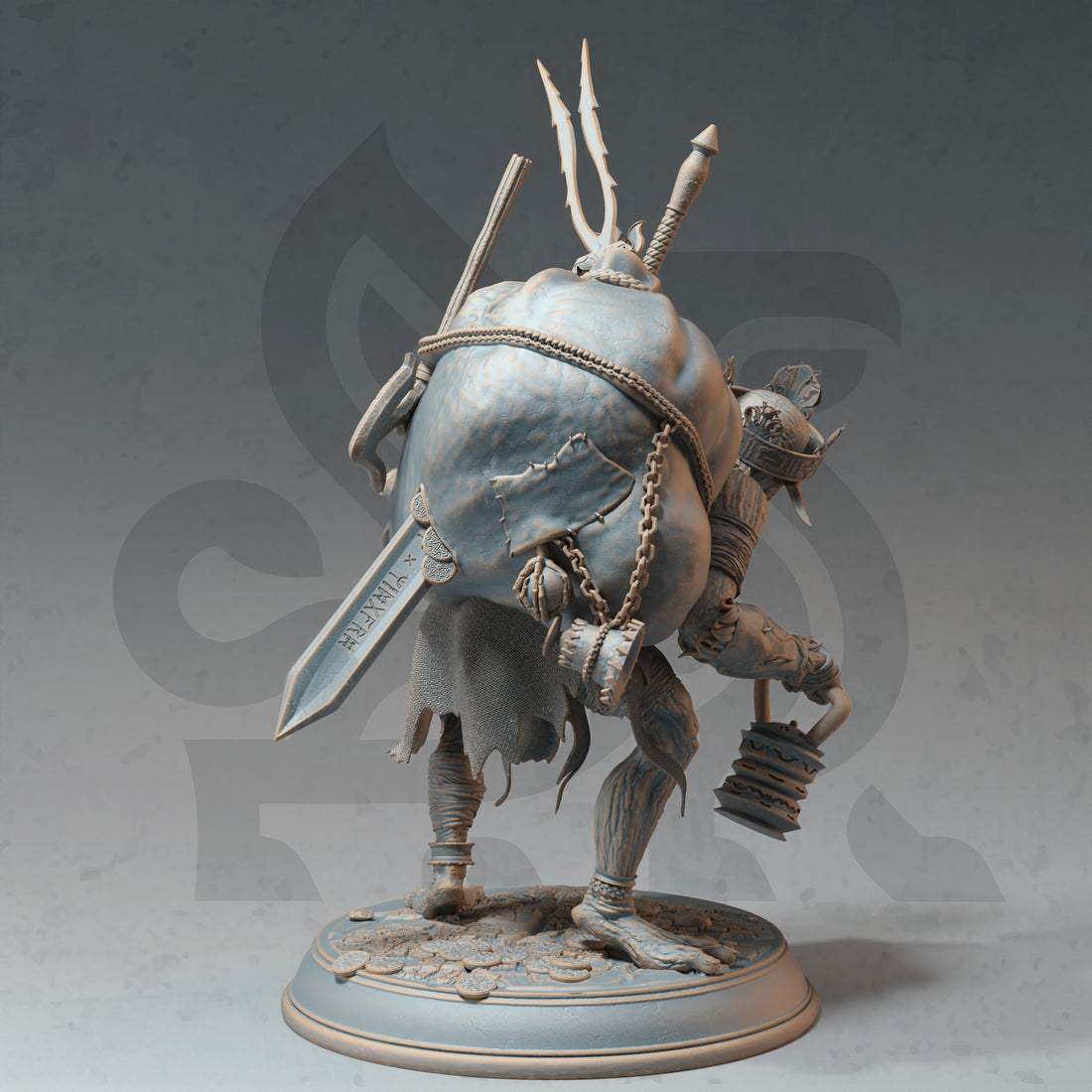 Sacktail Peddler Miniature – Goblin Traveling Merchant | TTRPG Collectible & Tabletop Model