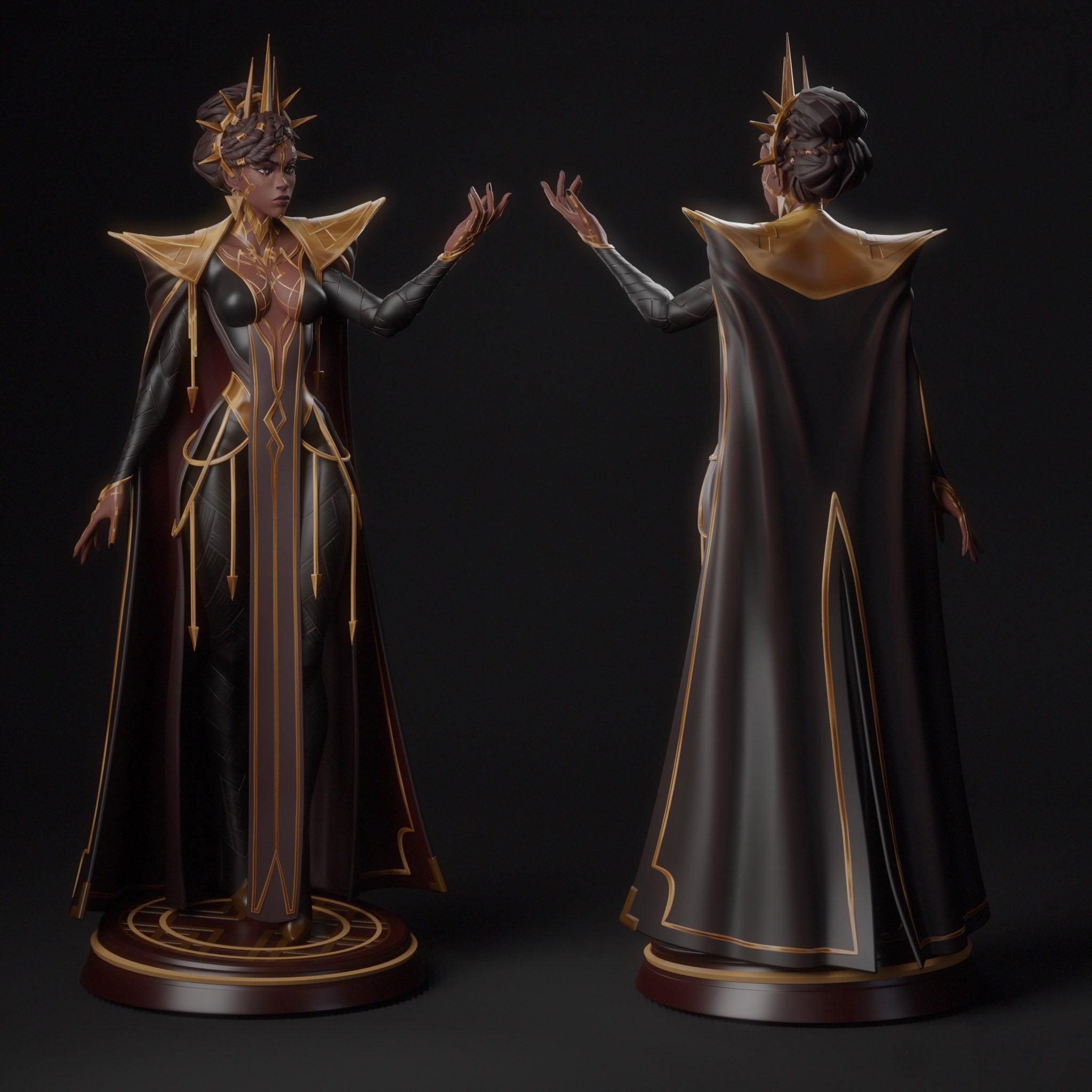 Mystic Arcane Champion – Resin Collectable Figurine