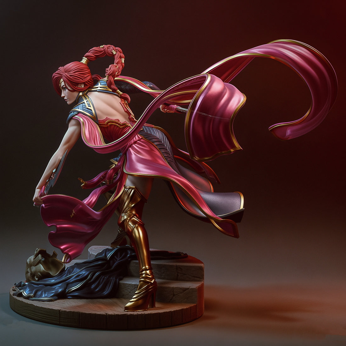 Sinister Blade Dancer – Resin Collectable Figurine
