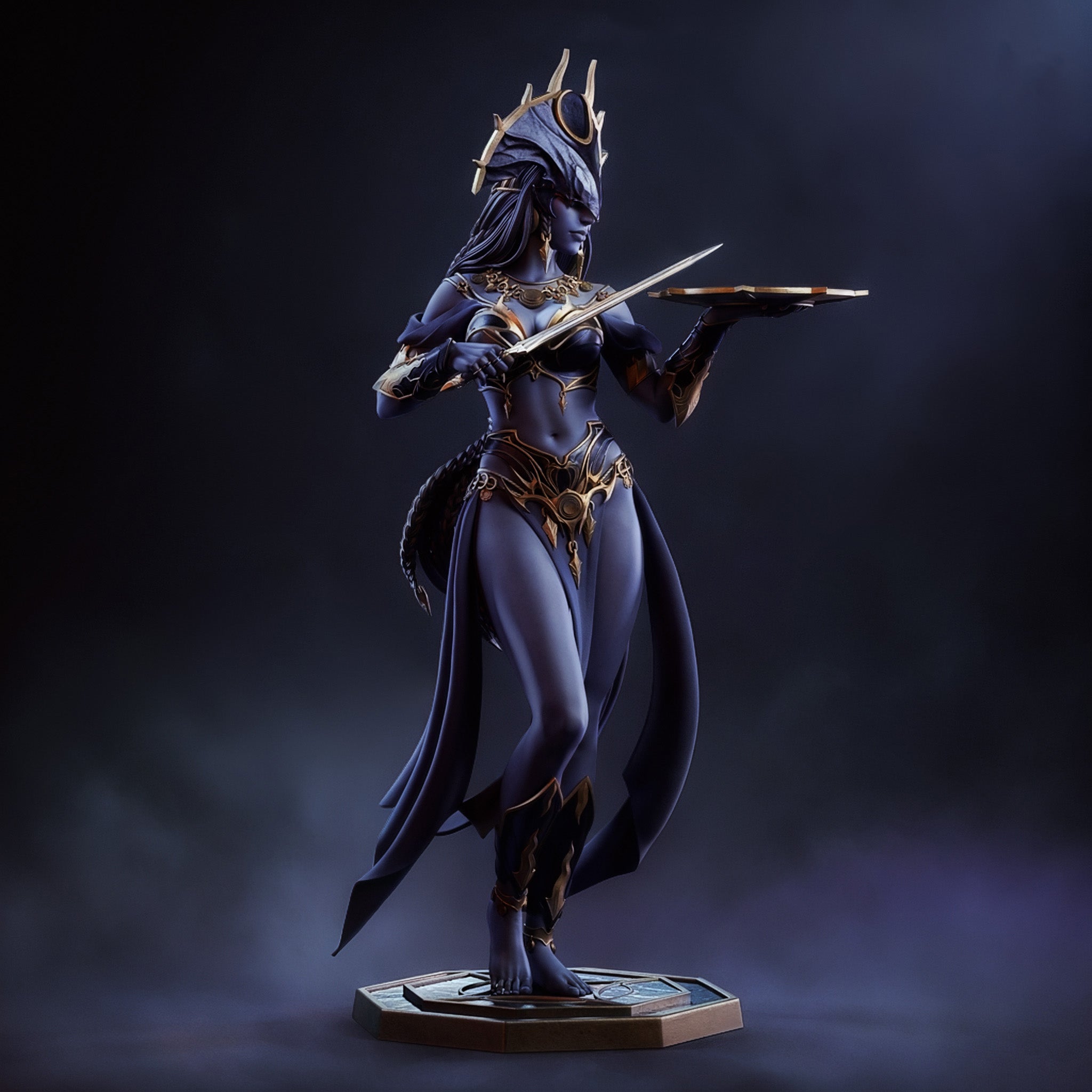 Eclipsed Shadow Deity – Resin Collectable Figurine