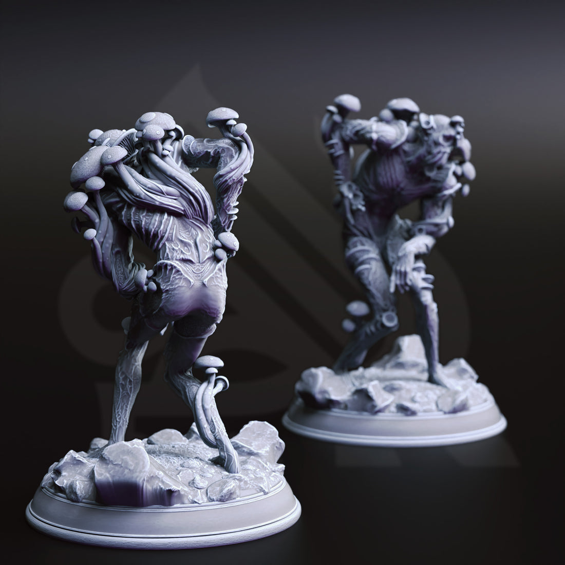 Myconid Puppet Miniature – Mushroom-Infested Aberration | TTRPG Collectible & Tabletop Model (Copy)