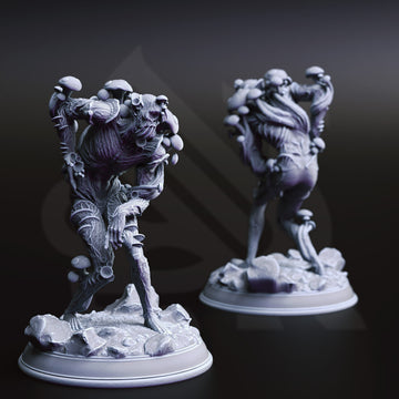 Myconid Puppet Miniature – Mushroom-Infested Aberration | TTRPG Collectible & Tabletop Model (Copy)