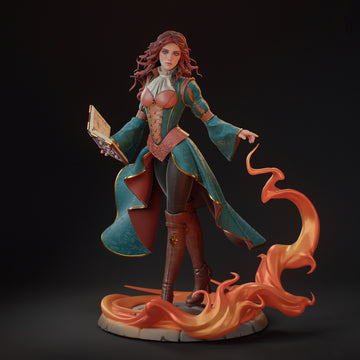 Emberclad Mystic Sorceress – Resin Collectable Figurine