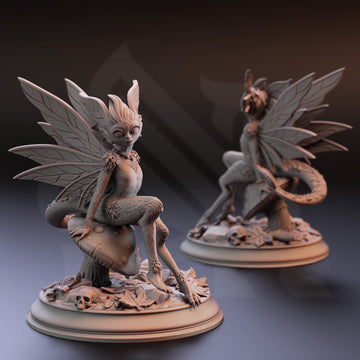 Glimmerwing Sprite Miniature – Sylvan Pixie | TTRPG Collectible & Tabletop Model