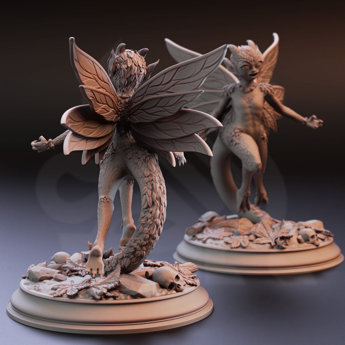 Luminara Fae Miniature – Sylvan Pixie | TTRPG Collectible & Tabletop Model