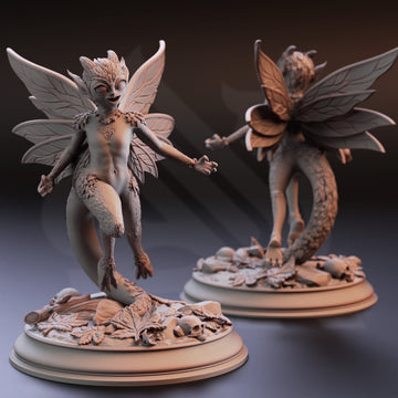 Luminara Fae Miniature – Sylvan Pixie | TTRPG Collectible & Tabletop Model