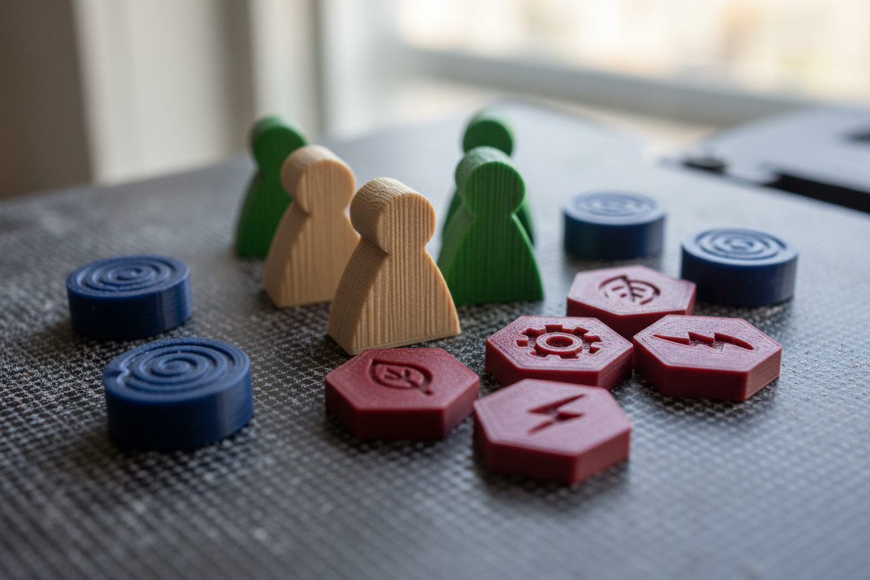 Try again, focus more on the tokens and make it more realistic