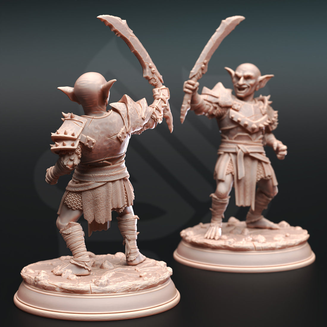 Razorfang Raider Miniature – Feral Goblin Swordsman | TTRPG Collectible & Tabletop Model