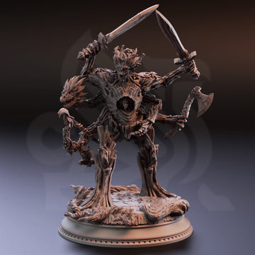 Hellroot Colossus Miniature – Demonic Treant | TTRPG Collectible & Tabletop Model